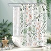 Extra Wide Floral Shower Curtain 108 x 72 for Claw