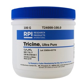 Tricine, Ultra Pure [N-[Tris (Hydroxymethyl) Methyl] Glycine], 100 Grams
