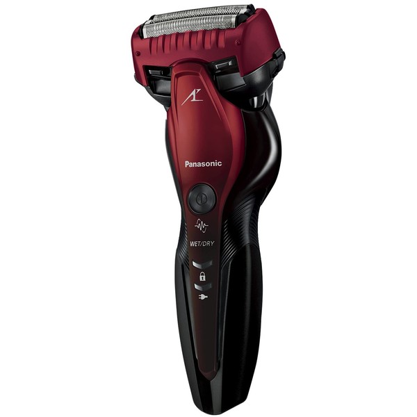 Panasonic Lamb Dash ES-ST6T-R Men's Shaver, 3 Blades, Can Be Shaved in the Bath, Red