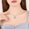 ONEFINITY Yoga Lotus Necklace Chakra Necklace 925 Sterling Silver Chakra
