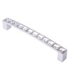 Reelva Pack of 8 Europe Style Square Clear Crystal Rhinestone