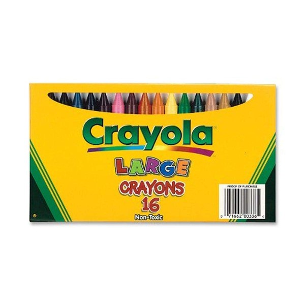 Crayola Large Crayons, Classic Colors, 16 Count
