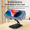 YZLELEQ Adjustable Phone Stand with 360 Rotating Base Portable Foldable