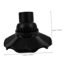 TEHAUX 4Pcs Chair Leg Caps Non Slip Outdoor Foot Cushion for Camping Chairs Stools and Tables Durable Plastic Protectors for Easy Installation and Versatile Use