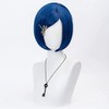 Pelucas azul oscuro con flequillo para mujer Peluca corta Bob