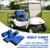 SAMXOMAP Golf Cart Front and Rear Seat Covers Waterproof and