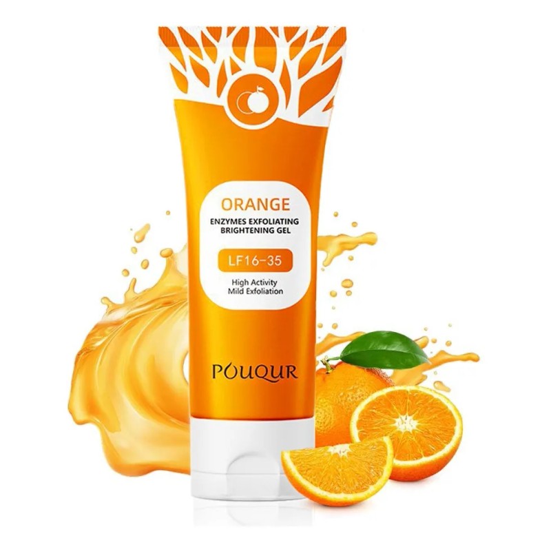 Orange Exfoliating Gel For Face And Body