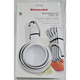 KitchenAid 9-pc. Measuring Cups & Spoons Set WHITE