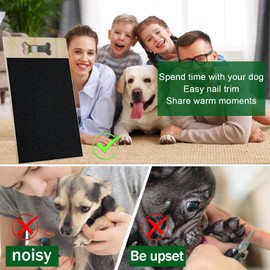 xin partner Trimming Tool Alternative to Dog Nail Clippers and Nail Grinders,Dog Nail Scratch Pad with Sandpaper Filing Replacement Sandpapers