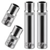 4-Piece 7mm Socket Set, 1/4-Inch Drive, 6-Point, Deep *2 &