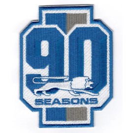 4" DETROIT LIONS 2023 90 Seasons Iron-on Logo Football Jersey Patch!