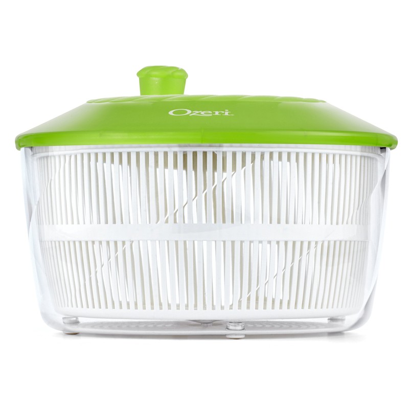 Ozeri Italian Made Fresca Salad Spinner and Serving Bowl, BPA-Free,