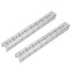 2pcs 17 Holes U Beam Aluminum Channels Robot Parts fit