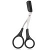 Jitnga Pack of 2 Eyebrow Scissors with Removable Eyebrow Comb