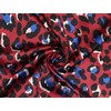 sourcing map Women's Square Neck Scarf Colourful Leopard Neckerchief Handkerchief,