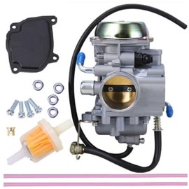 YJGZSVK Carburetor Fit For Suzuki QuadRunner 4WD LT-F500F LTF500 1998-2002 Suzuki King Quad 300Arctic Cat 500 4X4 1998-1999 Replaces Part Number 13200-09F50 13200-09F0