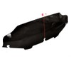 MZYPARTS Motorcycle 6" Black Wave Windscreen Wind Splitter Windshield For