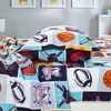 Chezmoi Collection 4-Piece Kids/Teens My Sports Sheet Set - Soft