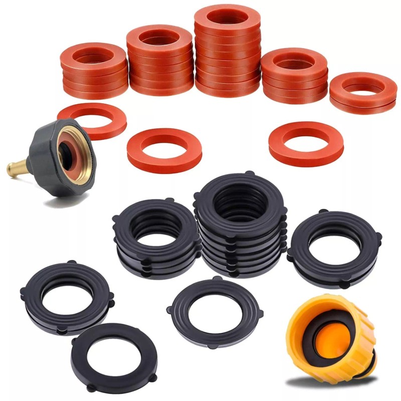 Garden 50 pcs Heavy Duty Rubber Garden Hose Washer Seals