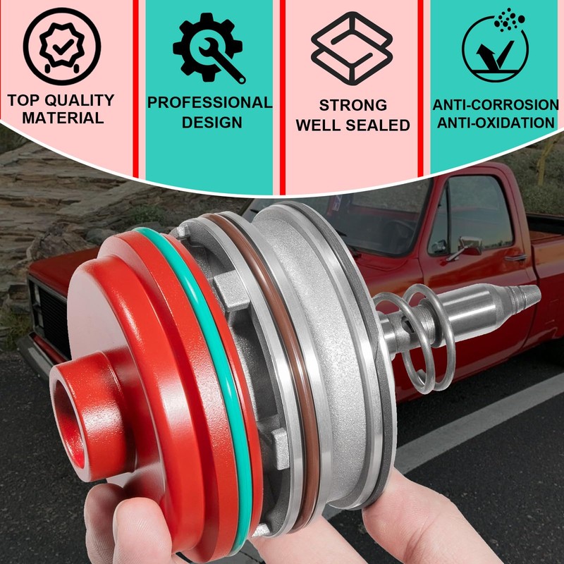 Servo Piston Assembly with Cover, Pin and Snap Ring for
