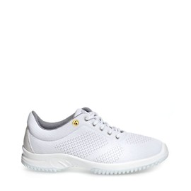 ABEBA 36772 Uni6 ESD Work Shoe, White, 42 EU