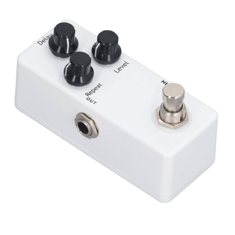 Guitar Delay Pedal Aluminum Alloy LED Indicator 3 Knobs Control