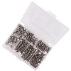 300Pcs M3 Hex Screws Nuts Set with Storage Box Uniform