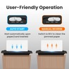 Mini Paper Shredder Without Basket,VidaTeco 7-Sheet Strip Cut Shredder for
