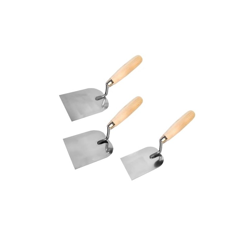 3 Pcs Wide Stainless Steel Edge Stucco Trowel Bucket Trowel