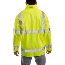 Tingley Vision J23122 High Visibility Safety Jacket, 3X, Fluorescent Yellow-Green