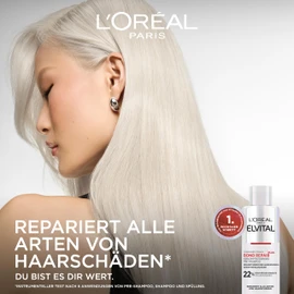 L'Oréal Paris Elvital Bond Repair Plus Routine for Hair Repair with Pre-Shampoo, Shampoo & Conditioner, Bundle, Protection for Less Hair Breakage & More Shine, with Bond Repair Complex & Amino Acids, 3 Pieces