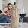 Cotton Custom Wine Gift Bag Bless Your Heart You Need