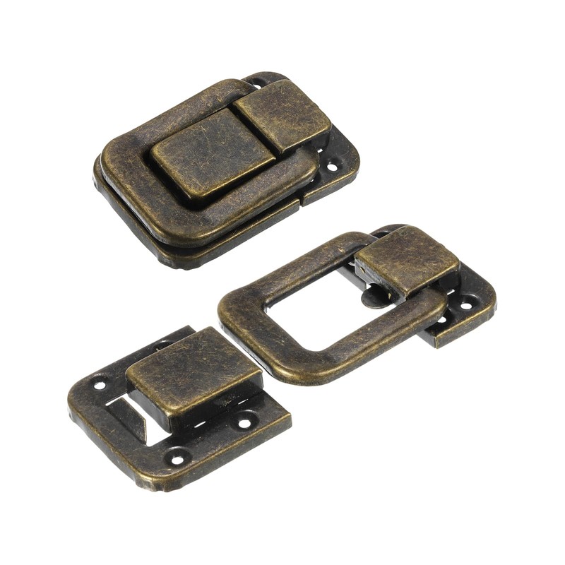 sourcing map 4Pcs Toggle Catch Lock, 3.15" x 2.17" (LxW)
