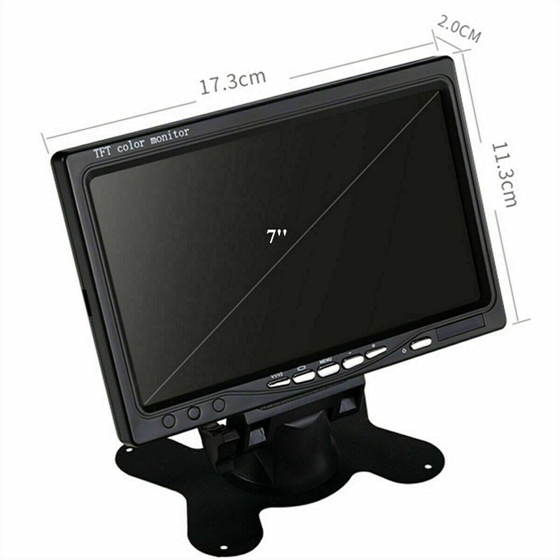 Multibao 12V-24V 7 inch TFT LCD Color HD Monitor for