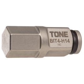 Tone BIT4-H14 Hexagon Bit, 1/2 inch (12.7 mm) Insertion Angle 0.5 inch (14 mm) Width of Both Sides