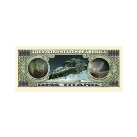 The Titanic Million Dollar Collectible Bill by TheCyberMartStore
