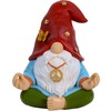 Mood Lab Garden Gnome - Funny Zen Hippie Gnome Figurine