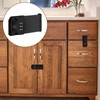 Keyless Cabinet Combination Lock, 3-Digit 4 Inch Password Combination Lock,