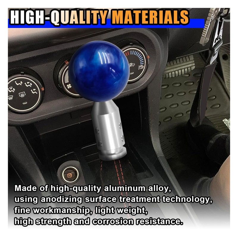 LAINLOY Universal Shift Knob Adapter, M12x1.25 Aluminum Car Gear Shift