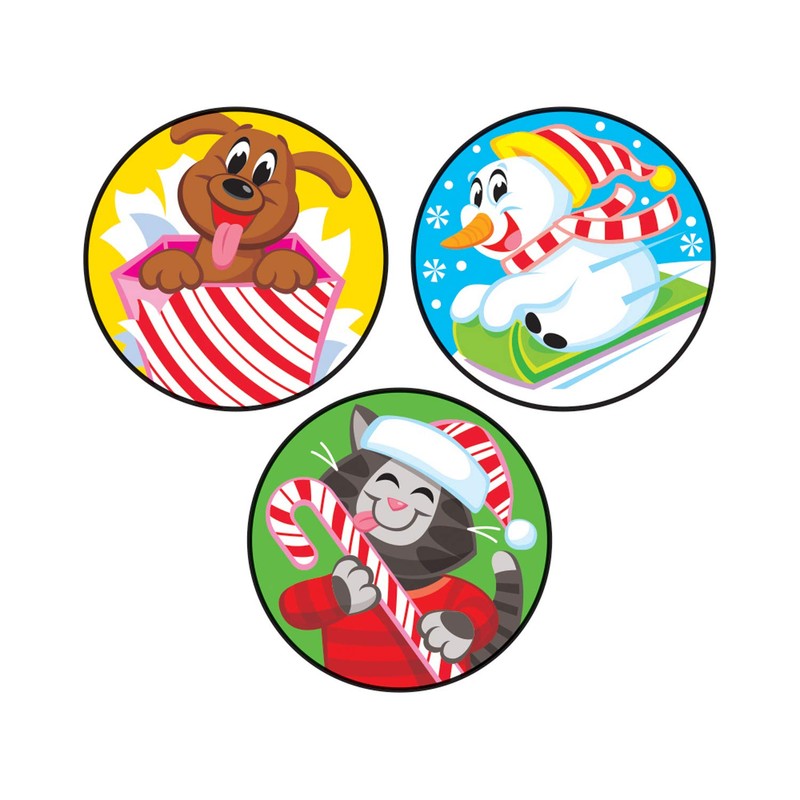 Holiday Pals/Peppermint Stinky Stickers®, 48 Count