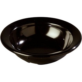CFS 4353203 Melamine Fruit Bowls, 3-1/2 oz, Black (Pack of 48)