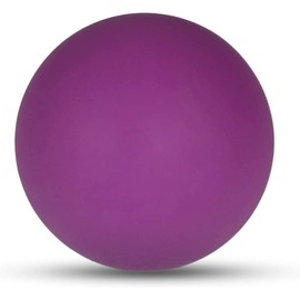 WOVTE Massage Lacrosse Ball for Sore Muscles, Shoulders, Neck, Back, Foot, Body, Deep Tissue, Trigger Point, Muscle Knots, Yoga and Myofascial Release (Purple)