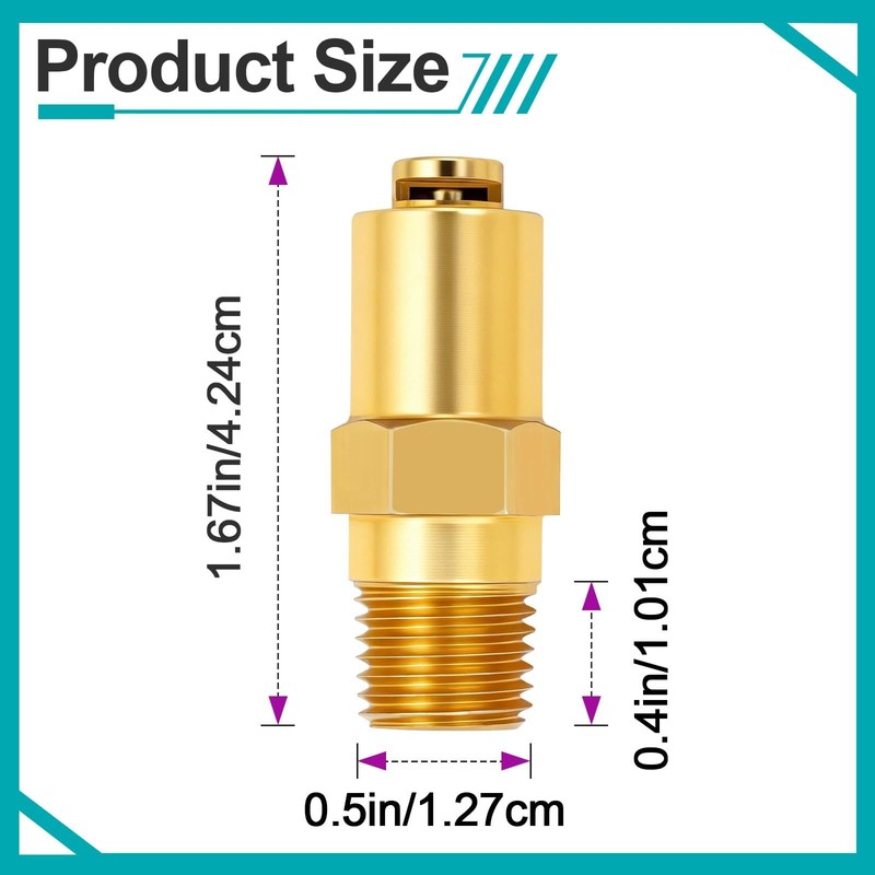 2 Pcs 7101359 Thermal Relief Valves for Simpson Cleaning 7101359