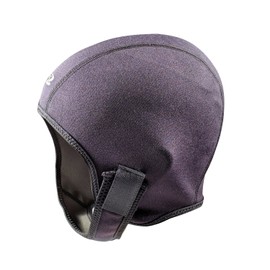 Tilos 1mm Metal-Light Coated Neoprene Adjustable Beanie for Surf Surfing Kayak Rafting Canoe Snorkel Swimming Cap Hat (Black, Medium)