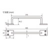 Shimizu SH-IB5040S SH-IB5040S Iron Bar, Silver Nickel, Chrome Plated, H50