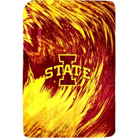 College Covers Everything Comfy Iowa State Cyclones Color Swept weiche Überwurfdecke, 76,2 x 101,6 cm  
