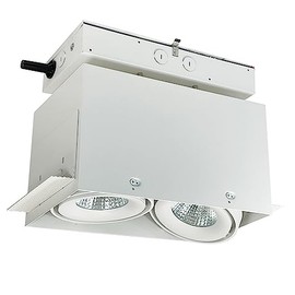 Nora Lighting NMRTLI-12N1075W 2L TRIMLESS INC HSG WHITE 120V