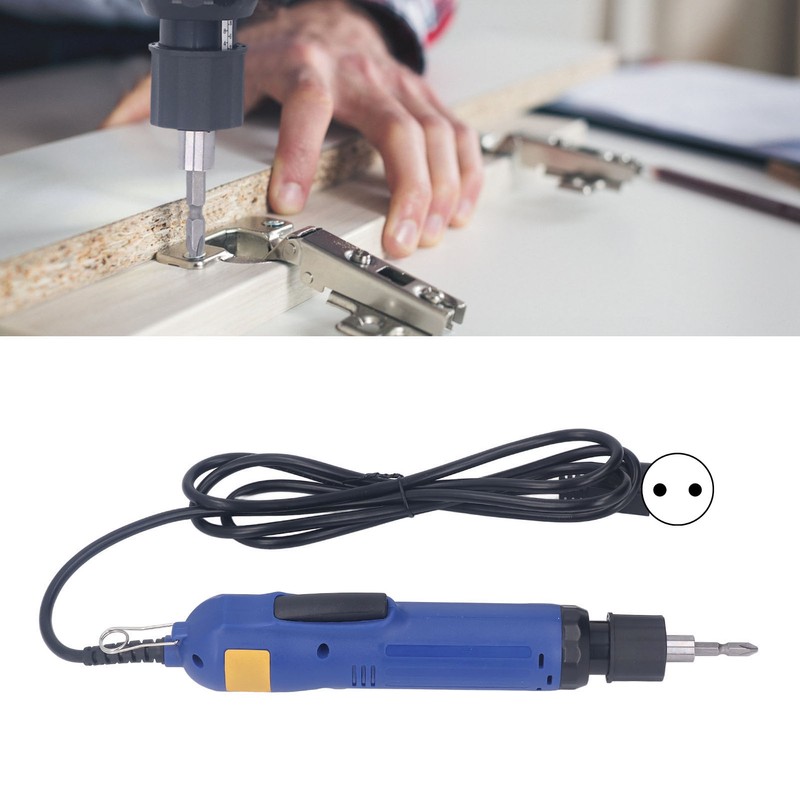 Electric Screwdriver Corded Handheld Adjustable Torsion Power Electric Hex Screw
