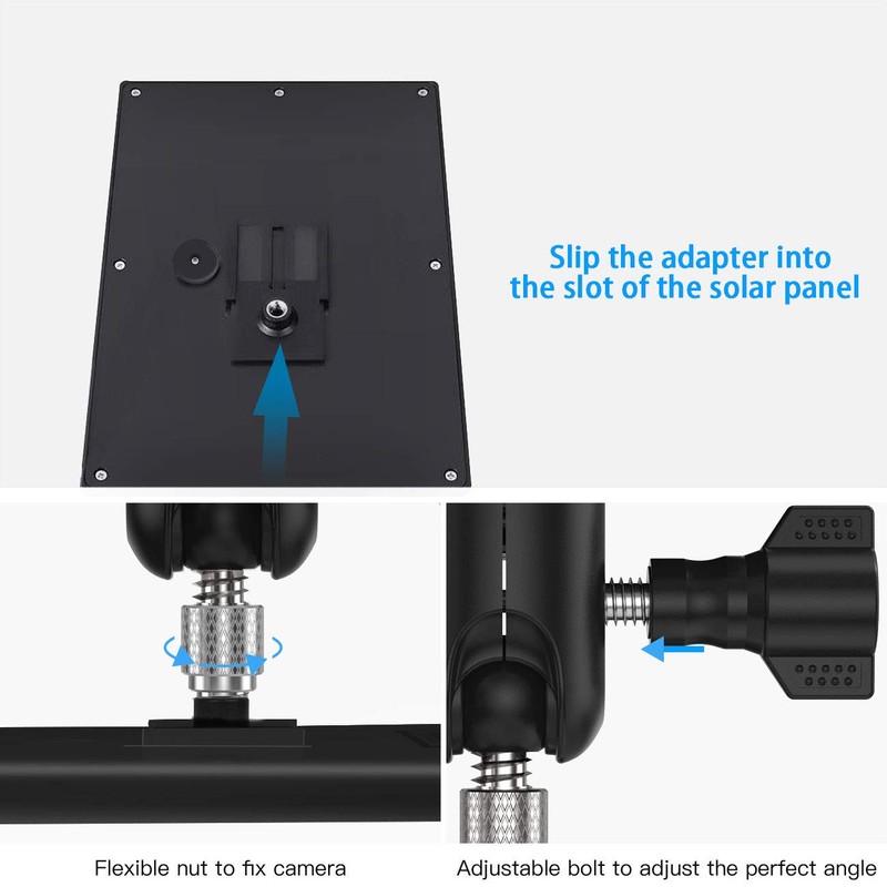 HOLACA Vinyl Siding Hooks Mount for Ring Solar Panel,Universal Solar