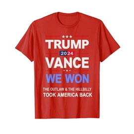Victory TRUMP VANCE We Won TOOK BACK AMERICA Inauguration T-Shirt